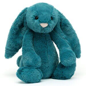 RARE Jellycat Medium Bashful Mineral Blue Bunny BNWT